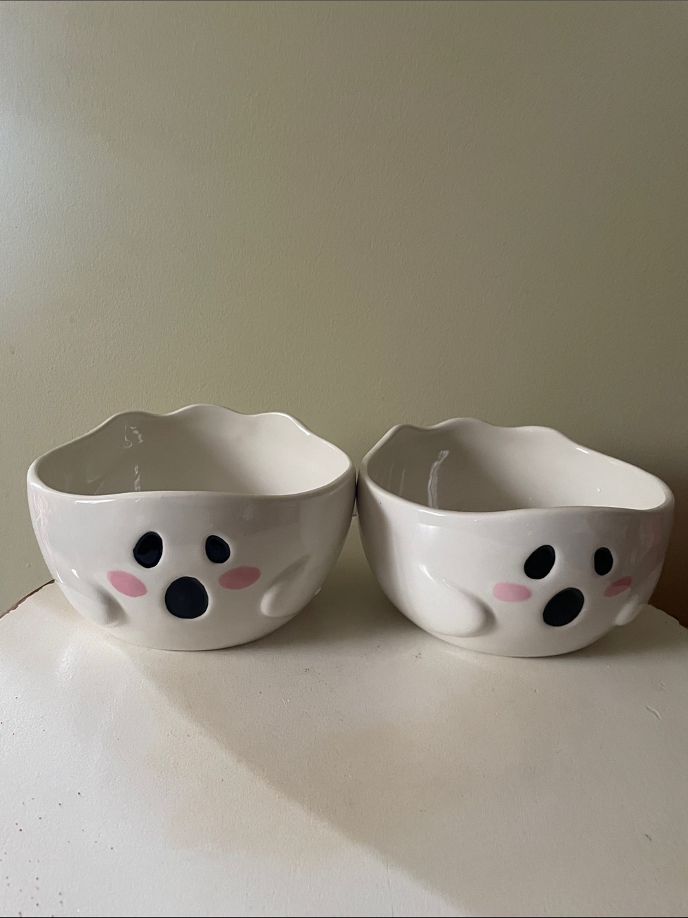 Halloween Ghost candy serving bowl